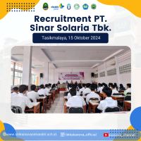 Tes PT Sinar Solaria, Alumni berangkat ke SMK YBC Suryalaya Tasikmalaya